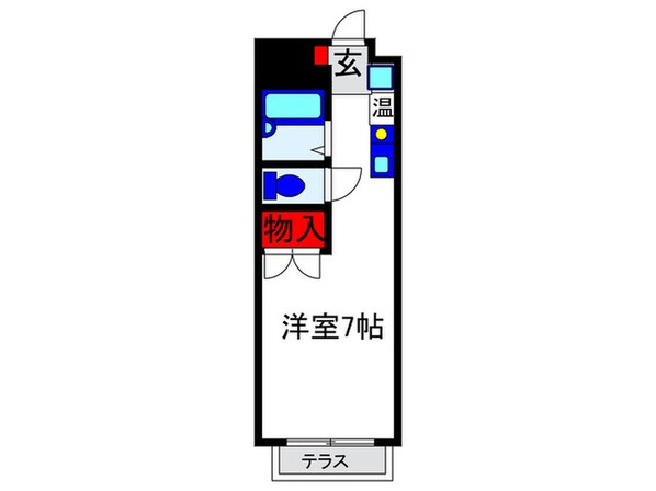 ｴｽﾃ-ﾄﾋﾟｱおぐら(1号室－5号室)の物件間取画像